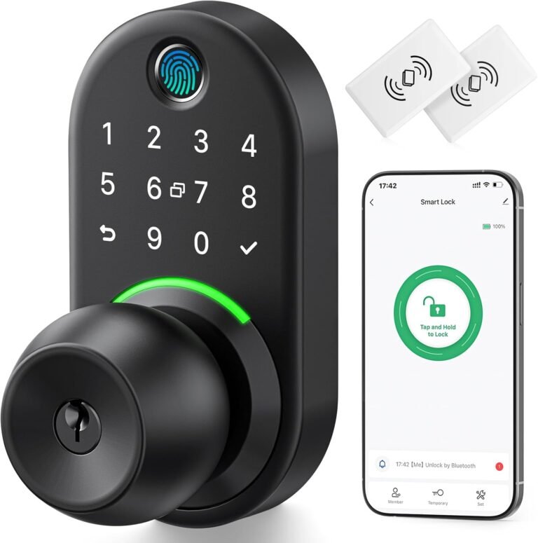 Keypad Smart Door Lock with Knob 6 61 7aGOeZ8L. AC SL1500 1 Eletrends